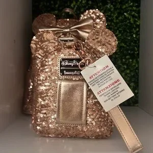 Loungefly Disney Parks Rose Gold mini backpack w/ handheld bag and Ears Loungefly | Bags | Loungefly Disney Parks Rose Gold Mini  main image 3